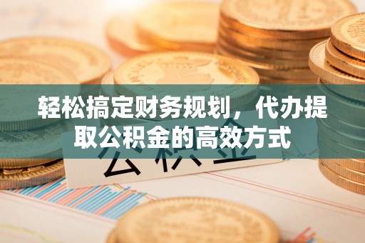 龙沙轻松搞定财务规划，代办提取公积金的高效方式
