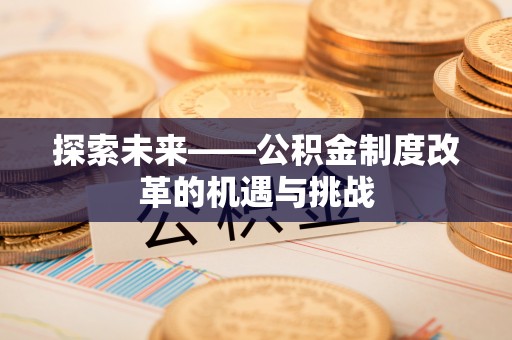 龙沙探索未来——公积金制度改革的机遇与挑战