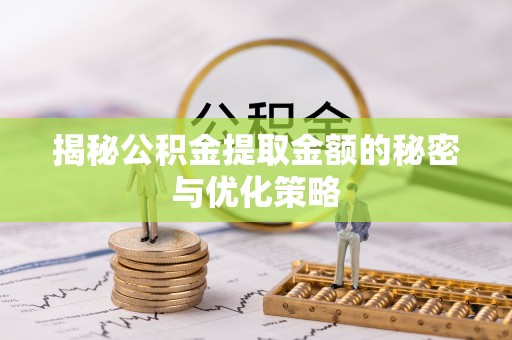 龙沙揭秘公积金提取金额的秘密与优化策略