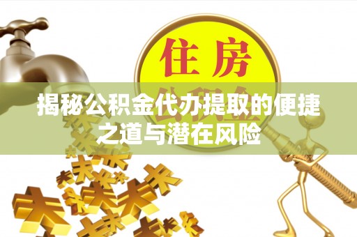 龙沙揭秘公积金代办提取的便捷之道与潜在风险