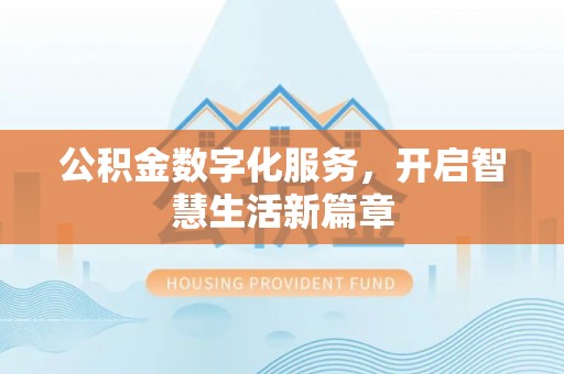 龙沙公积金数字化服务，开启智慧生活新篇章