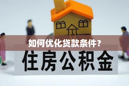 龙沙如何优化贷款条件？
