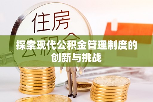 龙沙探索现代公积金管理制度的创新与挑战