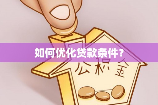 龙沙如何优化贷款条件？