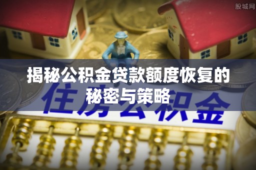 龙沙揭秘公积金贷款额度恢复的秘密与策略