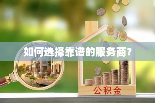 龙沙如何选择靠谱的服务商？