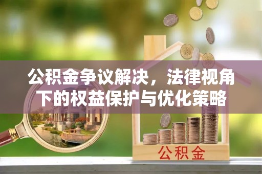 龙沙公积金争议解决，法律视角下的权益保护与优化策略