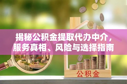龙沙揭秘公积金提取代办中介，服务真相、风险与选择指南