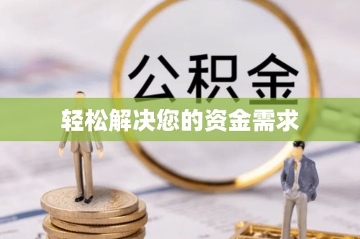 龙沙轻松解决您的资金需求