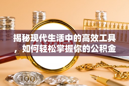 龙沙揭秘现代生活中的高效工具，如何轻松掌握你的公积金查询方式