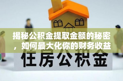 龙沙揭秘公积金提取金额的秘密，如何最大化你的财务收益